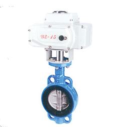 D003軟密封對(dui)夾式電動蝶閥(fá)